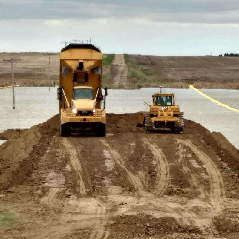 Dumping Dirt on Water